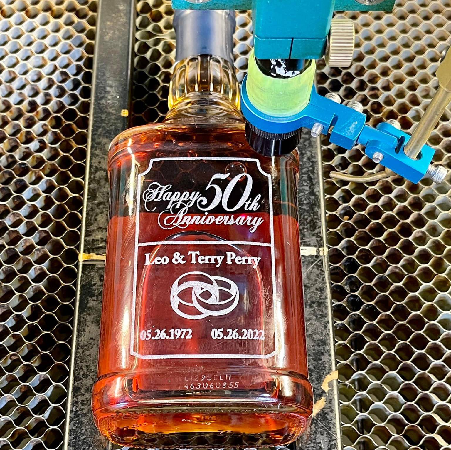 laser engrave glass