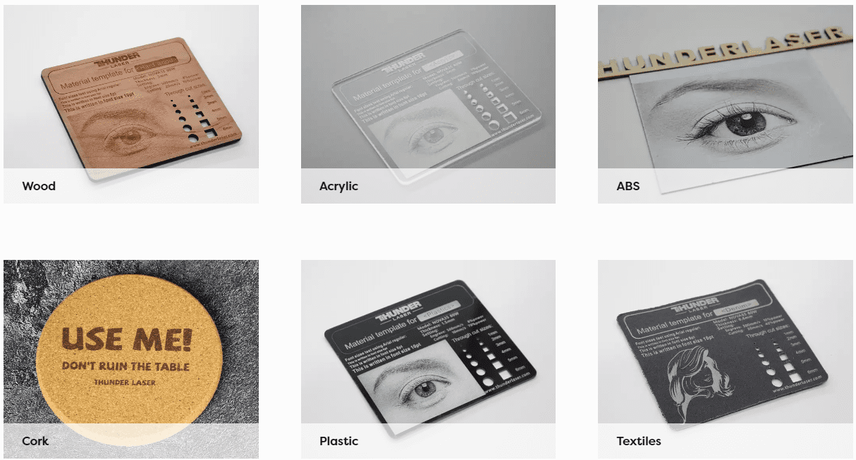  laser cutting metal materials.
