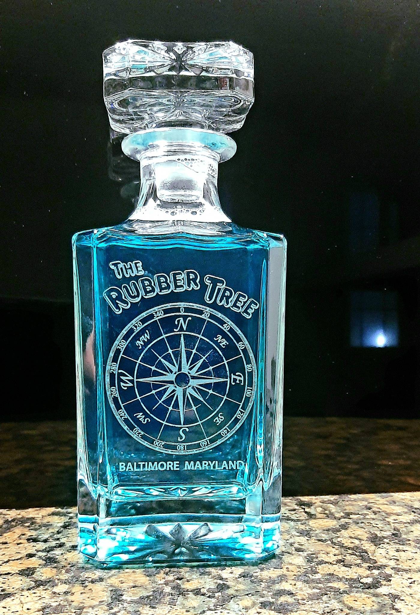 laser engraving glass bottles