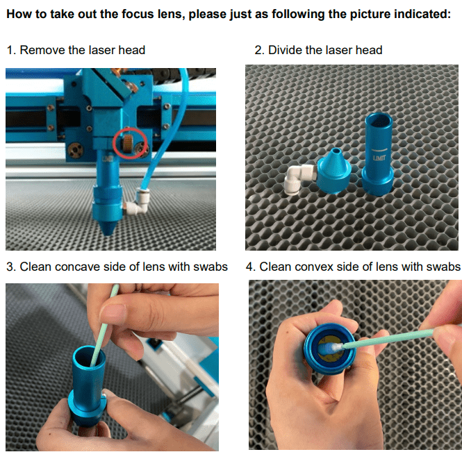 1.clean focus lens