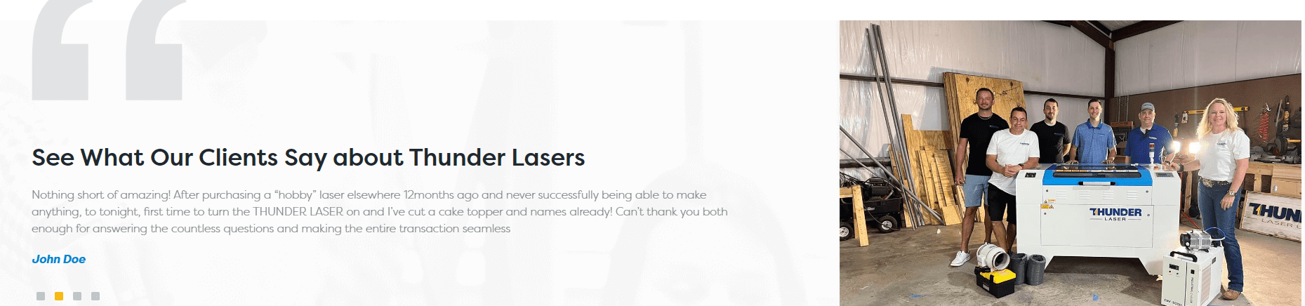 ABS laser cutting machine- customer feedback