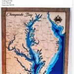 laser wood map