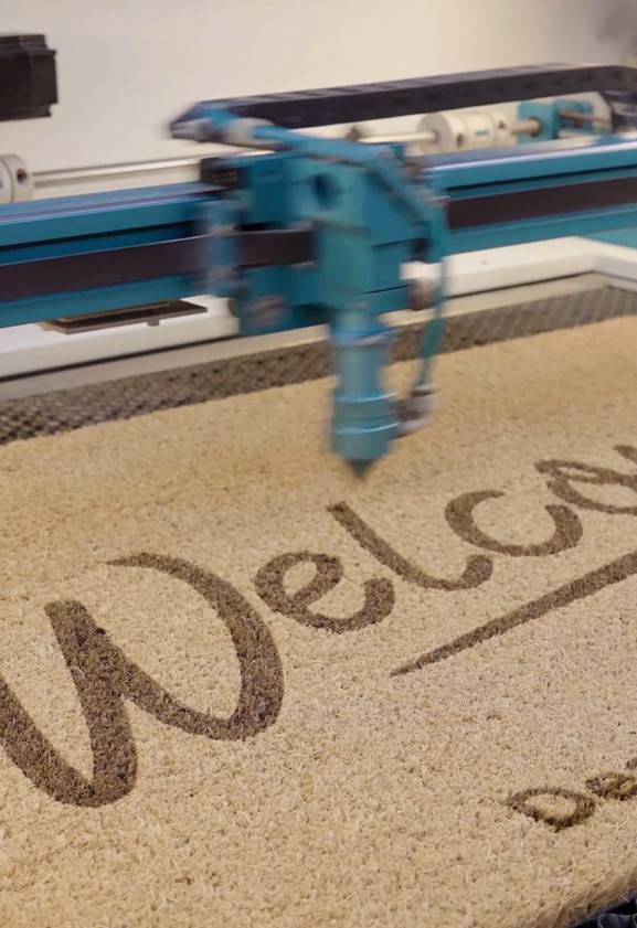 laser cutter doormat 2