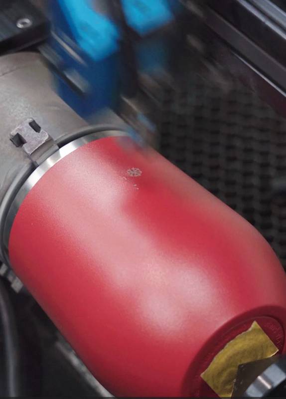 laser engraving christmas thermal cup 2