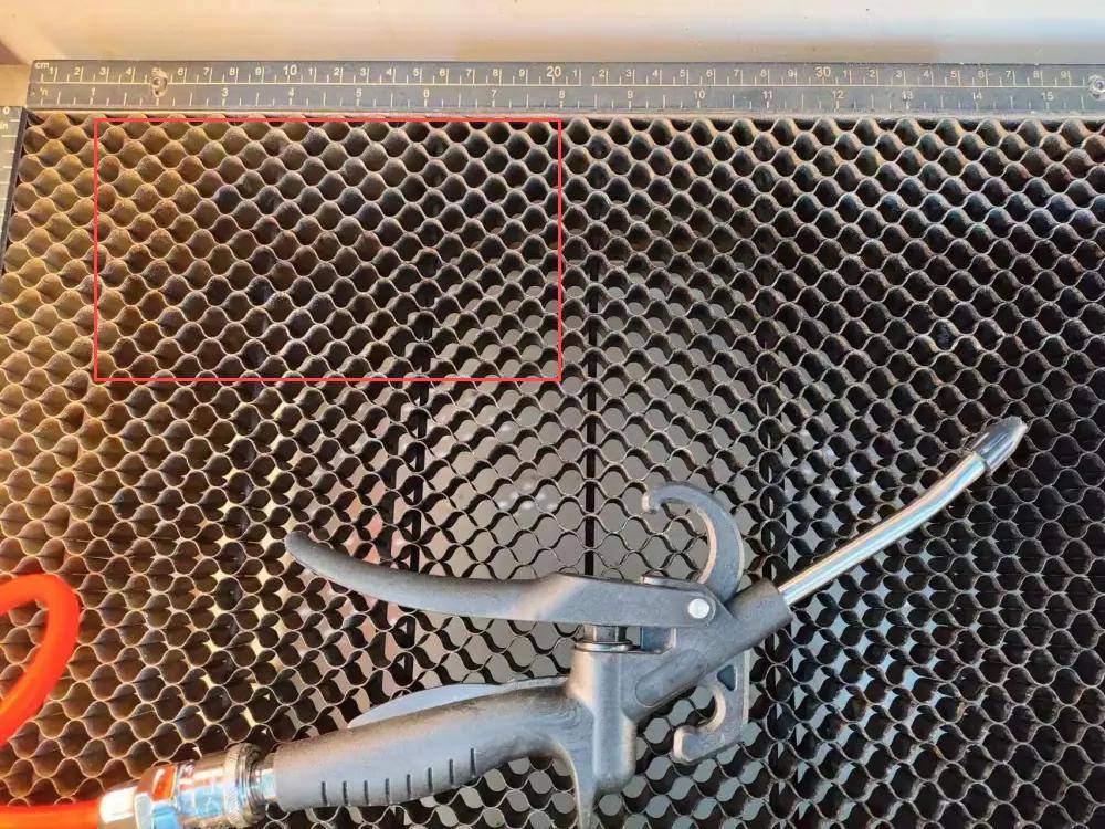 High pressure air gun to remove dirt 2