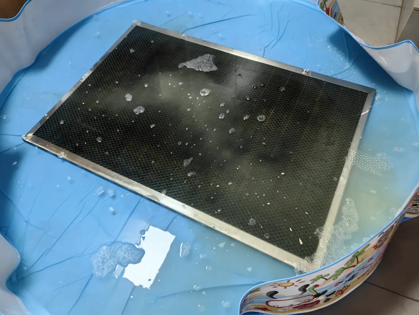 soak honeycomb laser bed