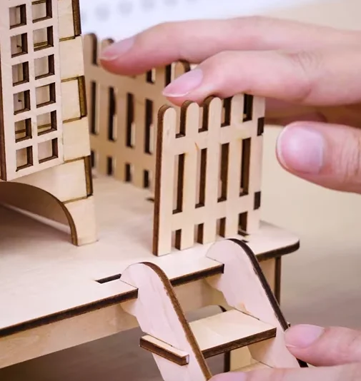 assemble windmill house model 2