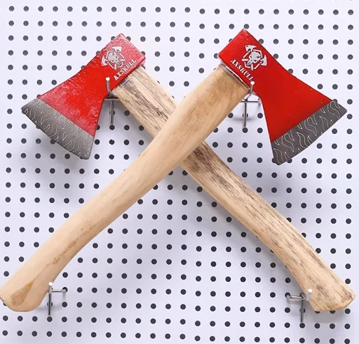 coated metal red axe show
