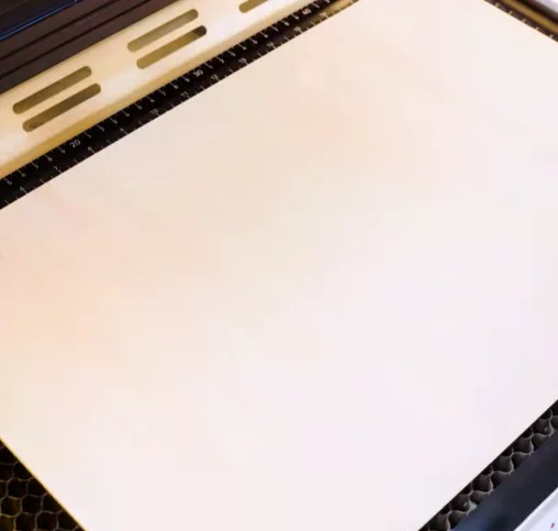 laser cutting easter egg basket material