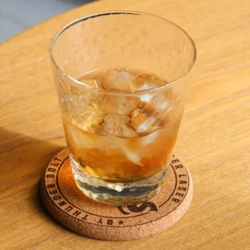 laser engraving cork coaster use
