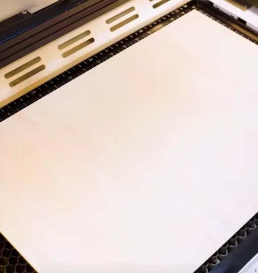 plywood on the honeycomb bed