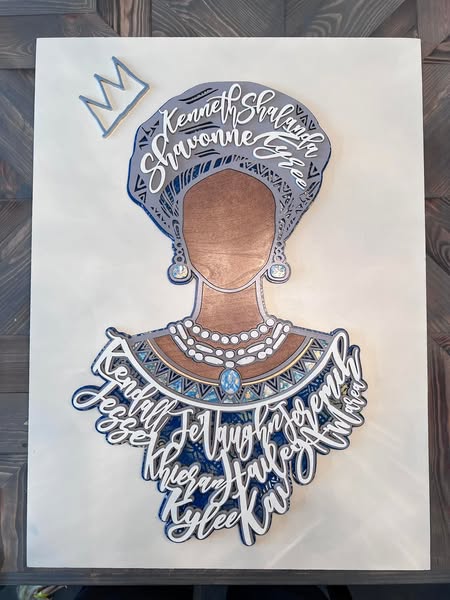 Color laser engraved Mother's Day gifts