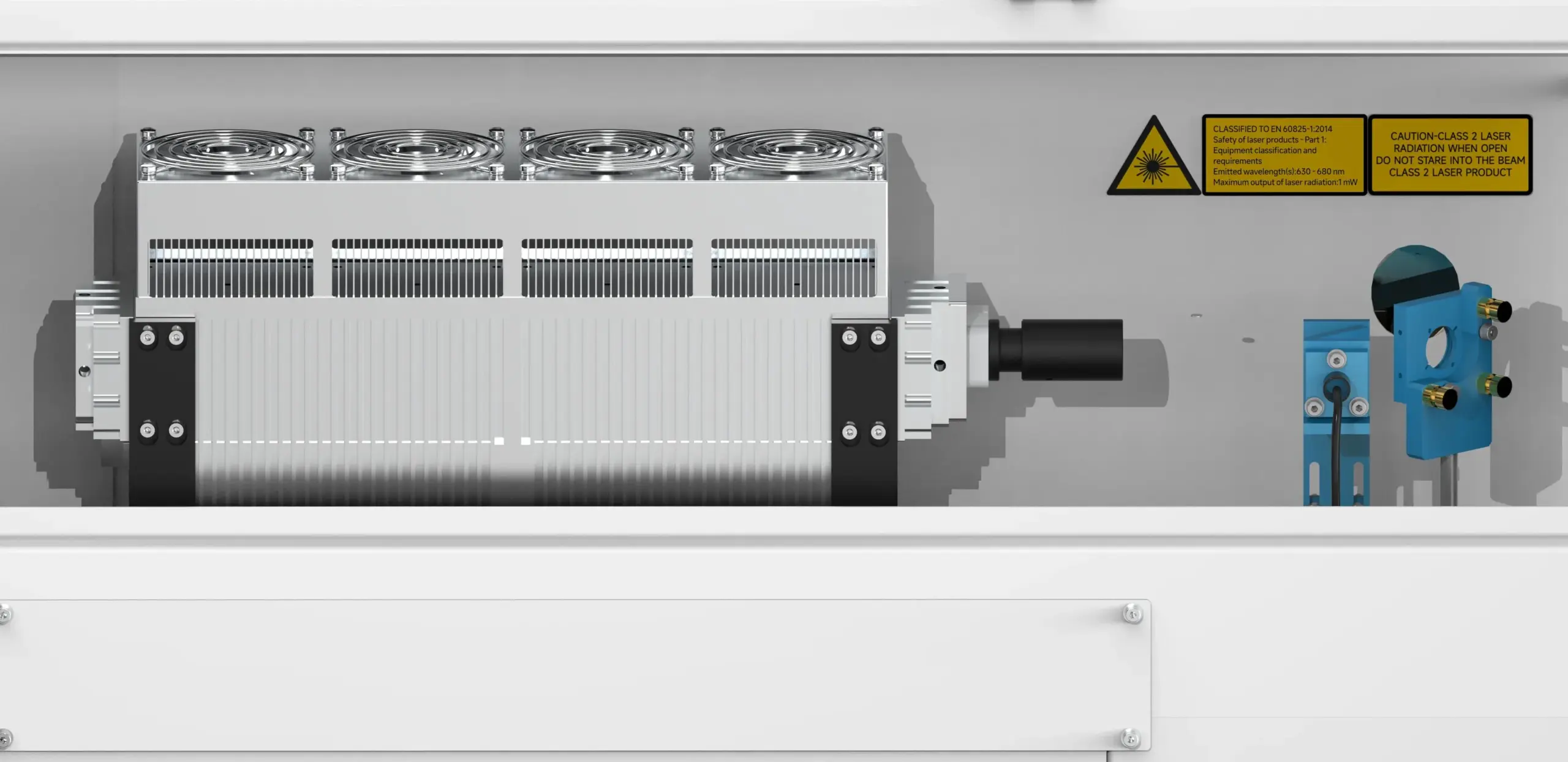 A picture of an RF CO₂ laser tube A picture of an RF CO₂ laser tube