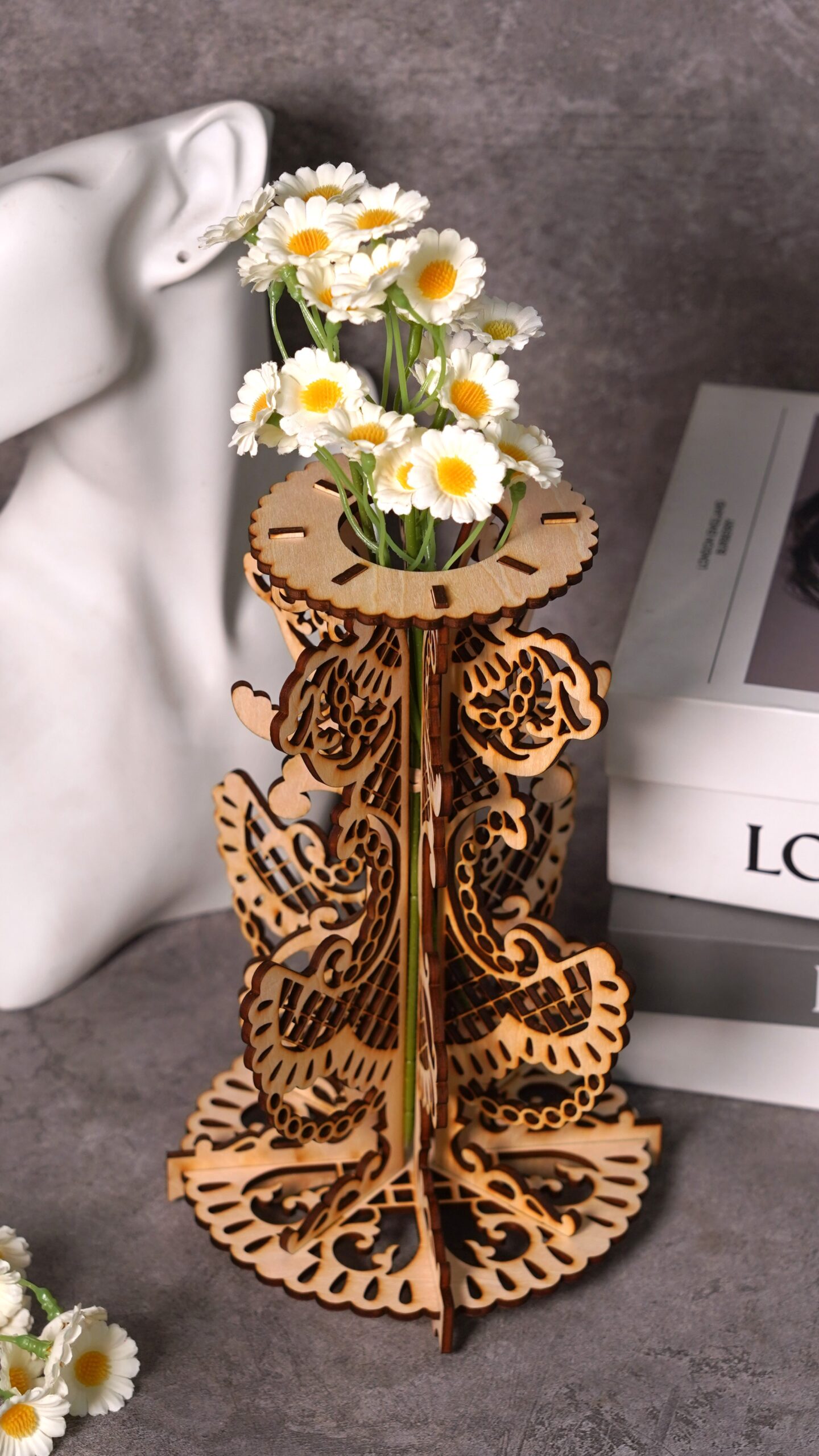 Wooden Vase