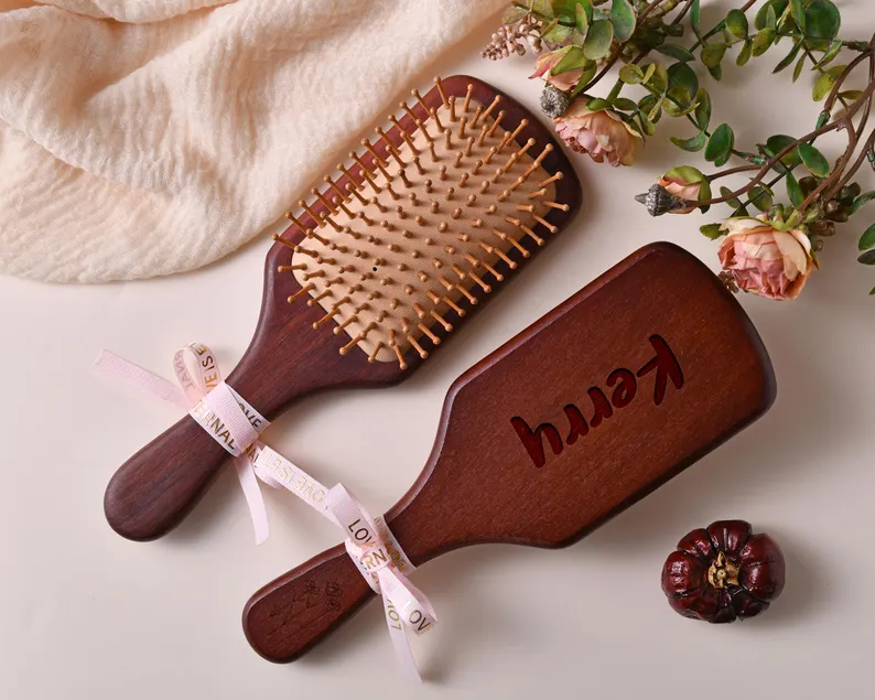 laser engraved comb for mother's day gift