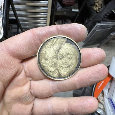 laser engraving photo