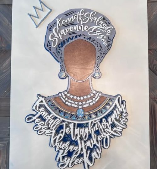 Color laser engraved Mother's Day gifts