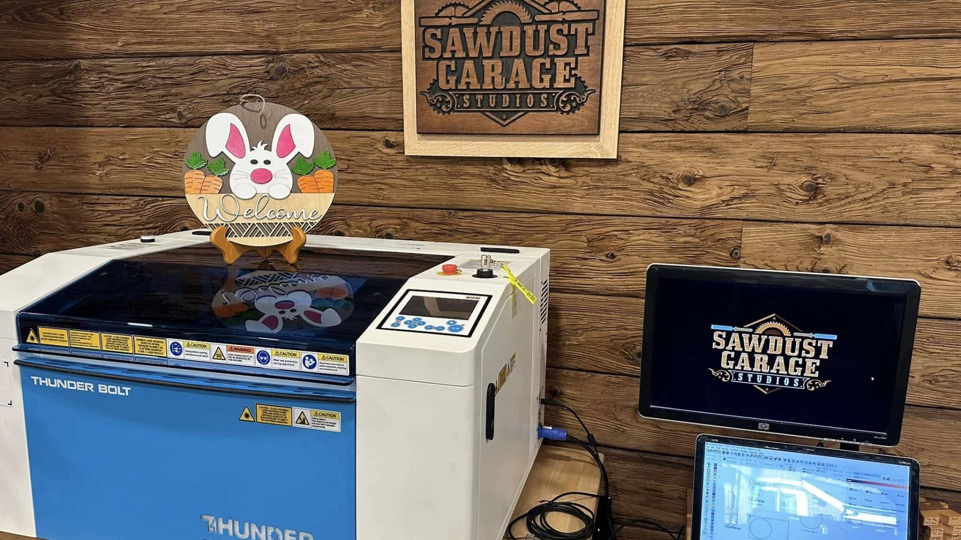 Easter Laser Cutting Sawdust Garage Studios 1