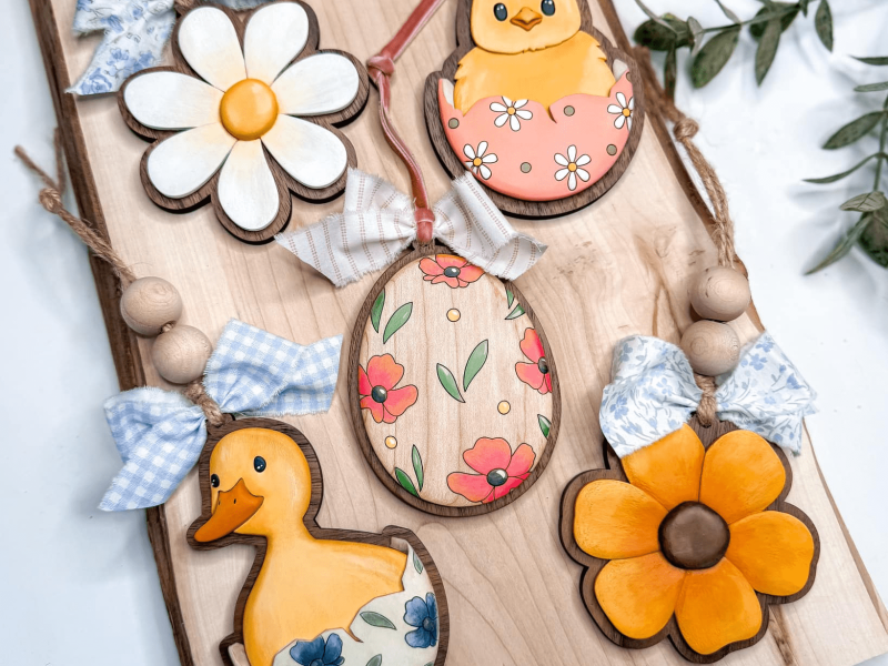 Easter Laser Engraving by Kendra Chura 1