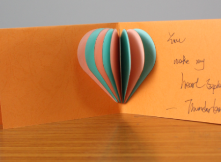 Laser engraved Mother's Day Card
