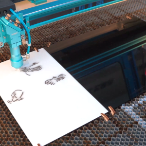 Laser engraving ABS