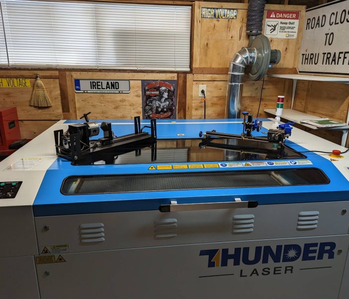 Laser rotary attachment