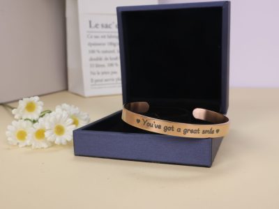 bangle laser engraved Mother's Day gifts