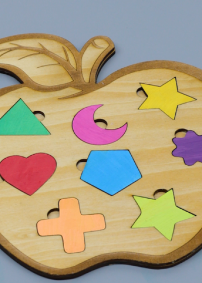 laser engraved Children's Day Gifts Tangram