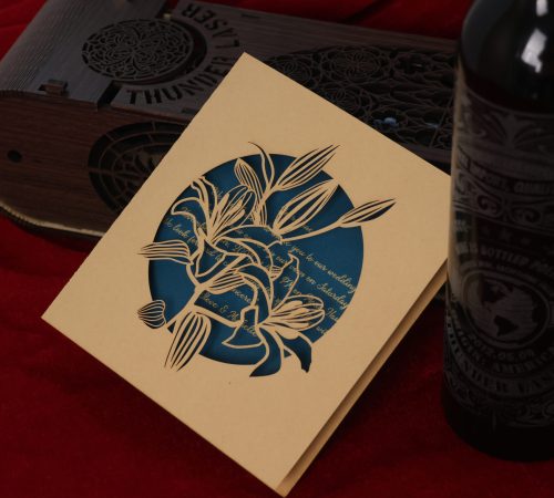 laser engraved Children's Day Gifts cards