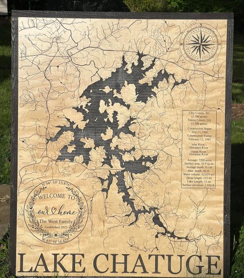 laser engraving creative map
