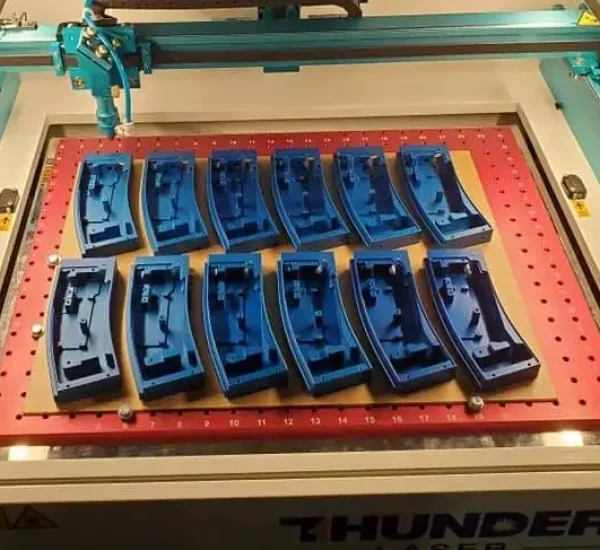 Laser engraving a gun