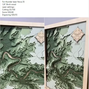 laser wood lake