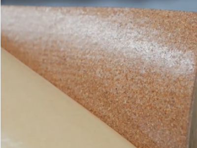 peel the film off the cork