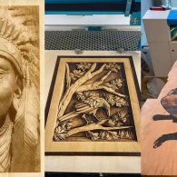 wood engrave