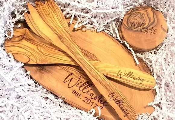 olive wood kitchen ware